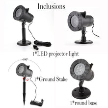 Load image into Gallery viewer, 12 Patterns Christmas Projector Laser Lights- AU/UK/US/EU Plugged-in_4
