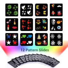 Cargar imagen en el visor de la galería, 12 Patterns Christmas Projector Laser Lights- AU/UK/US/EU Plugged-in_3
