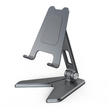 Cargar imagen en el visor de la galería, Metal Foldable Tablet Tabletop Vertical Stand with Adjustable Angle_1
