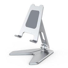 Cargar imagen en el visor de la galería, Metal Foldable Tablet Tabletop Vertical Stand with Adjustable Angle_2
