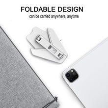 Cargar imagen en el visor de la galería, Metal Foldable Tablet Tabletop Vertical Stand with Adjustable Angle_6
