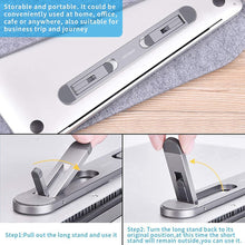 Load image into Gallery viewer, Ergonomic Foldable Aluminum Laptop Cooling Stand and Holder_16

