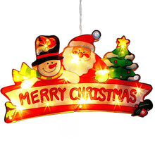 Cargar imagen en el visor de la galería, Christmas Window Lights Decorations with Suction Cup Party Indoor Décor - Battery Powered_3
