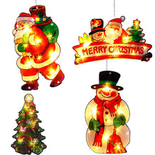 Cargar imagen en el visor de la galería, Christmas Window Lights Decorations with Suction Cup Party Indoor Décor - Battery Powered_8
