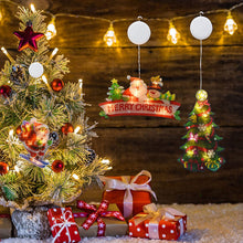 Cargar imagen en el visor de la galería, Christmas Window Lights Decorations with Suction Cup Party Indoor Décor - Battery Powered_10
