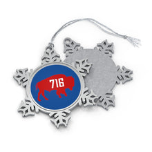 Load image into Gallery viewer, Buffalo 716 Snowflake Ornament
