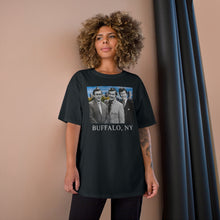 Load image into Gallery viewer, Buffalo Retro News Personalities Champion T-Shirt
