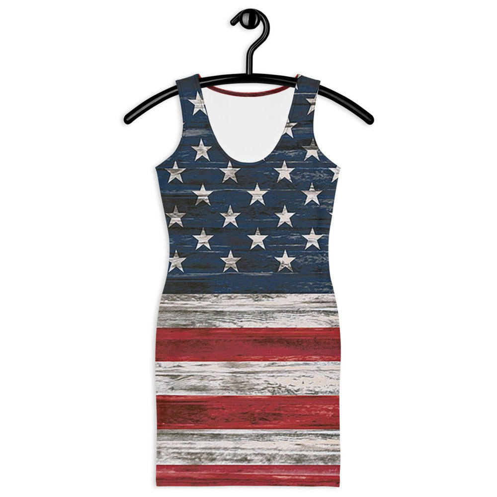 Rustic American Flag Dress