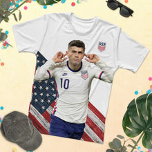 将图片加载到图库查看器，美国世界杯普利西奇 T 恤
