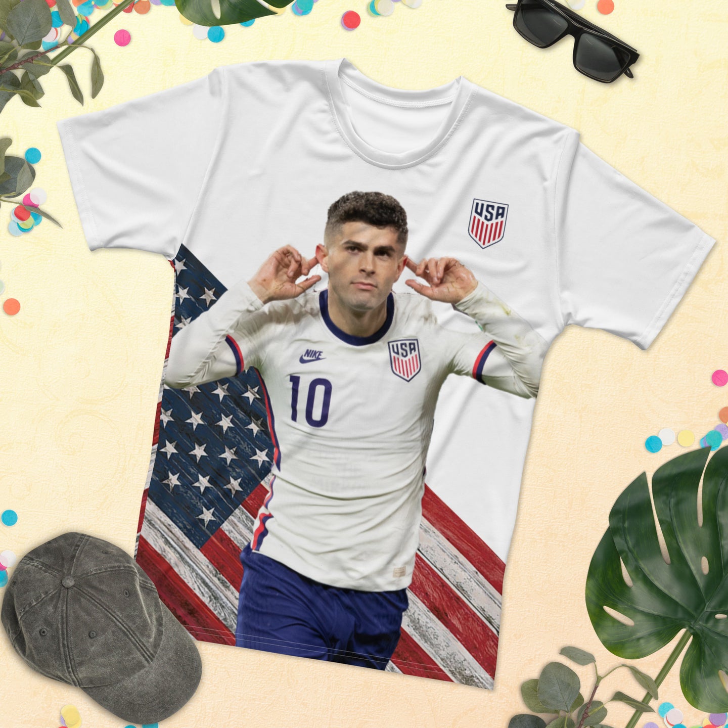美国世界杯普利西奇 T 恤