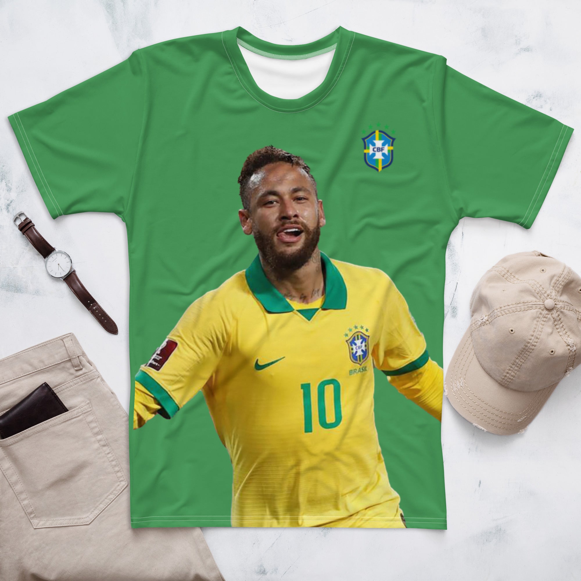 neymar t shirt brazil