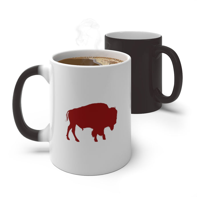 buffalo changing color mug