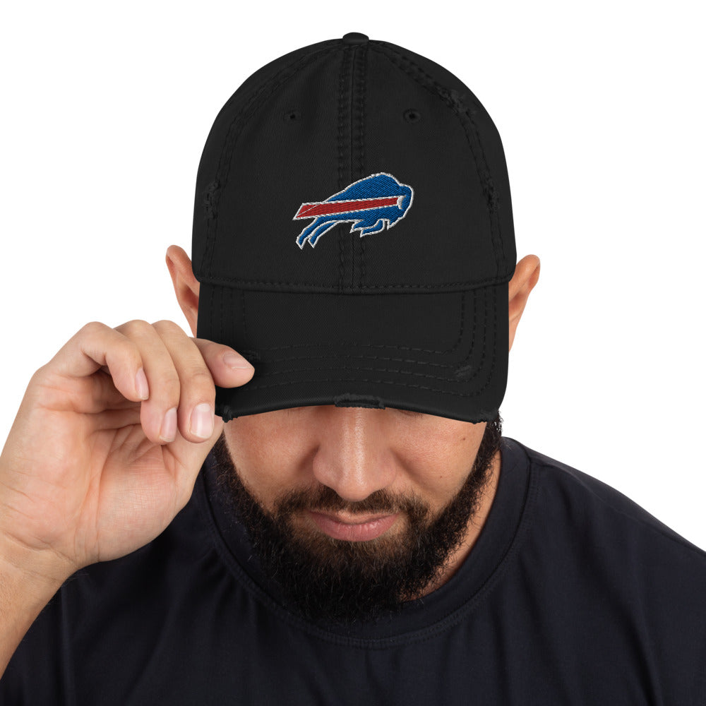Distressed Buffalo Cap