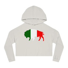 Load image into Gallery viewer, Italy Buffalo - Women’s Cropped Hoodie
