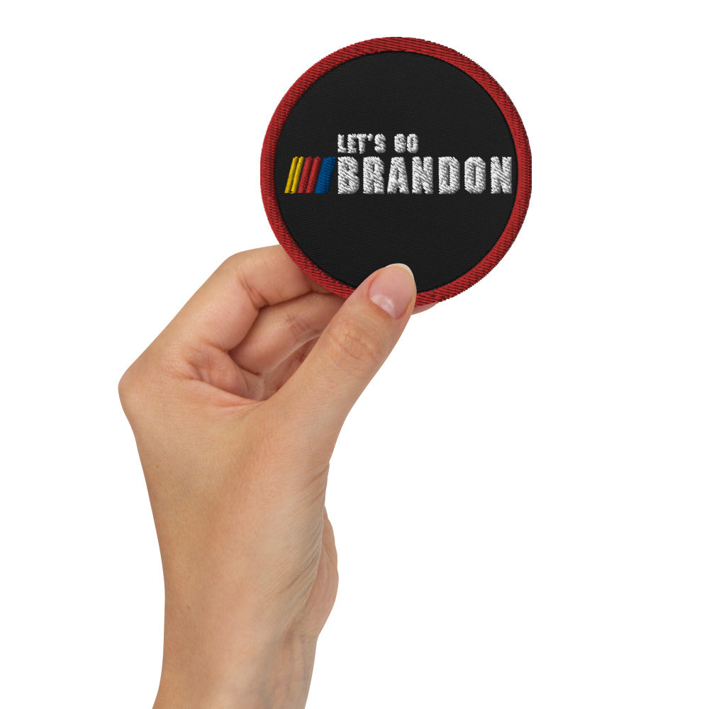 Lets Go Brandon Embroidered Patch