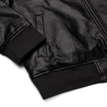 Load image into Gallery viewer, Lets Go Brandon Leather Bomber Jacket
