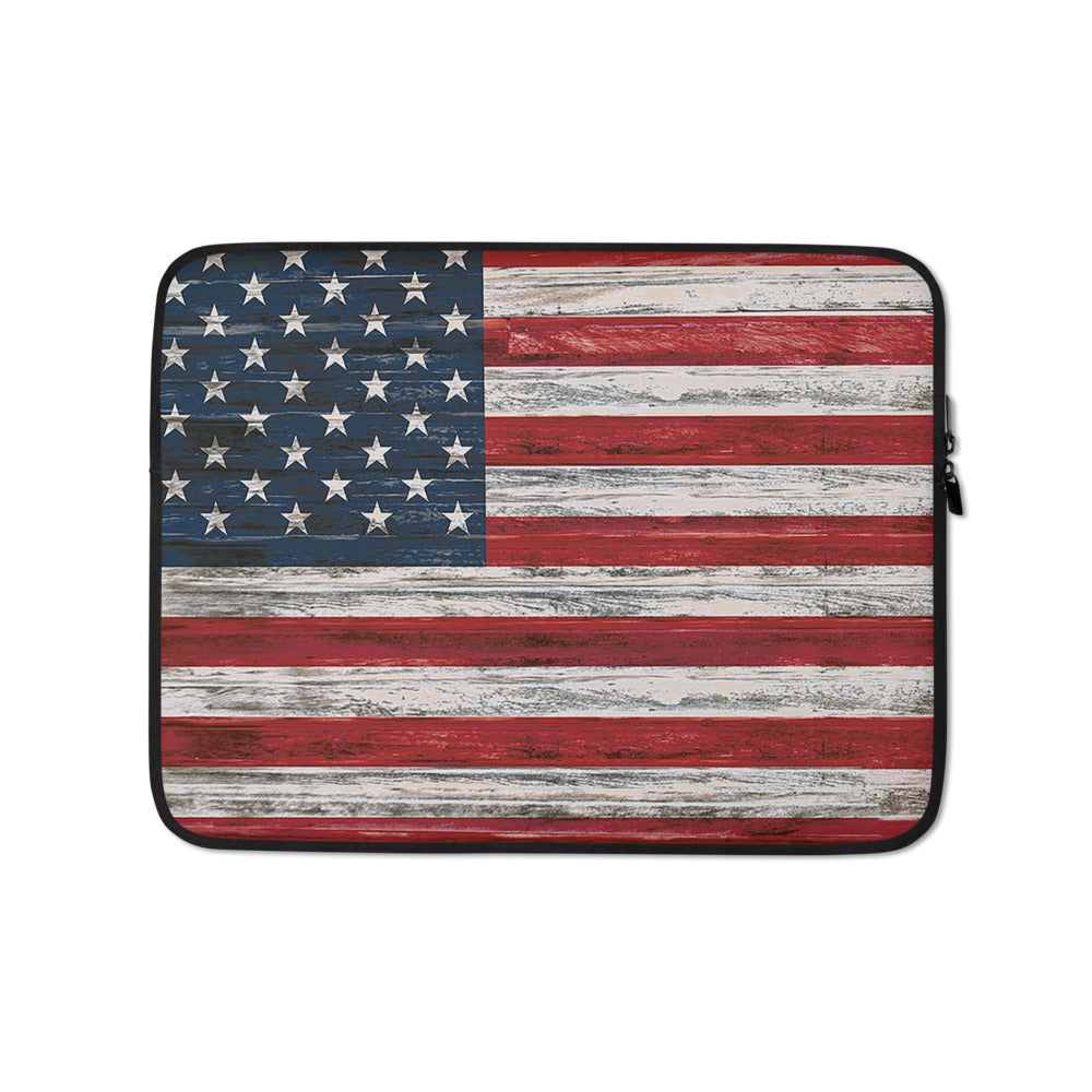 USA Flag Laptop Sleeve – Buffalo Thread